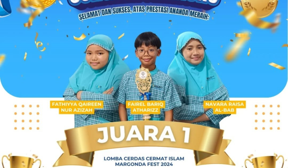 Sabet Juara 1 Cerdas Cermat di Margonda Fest 2024